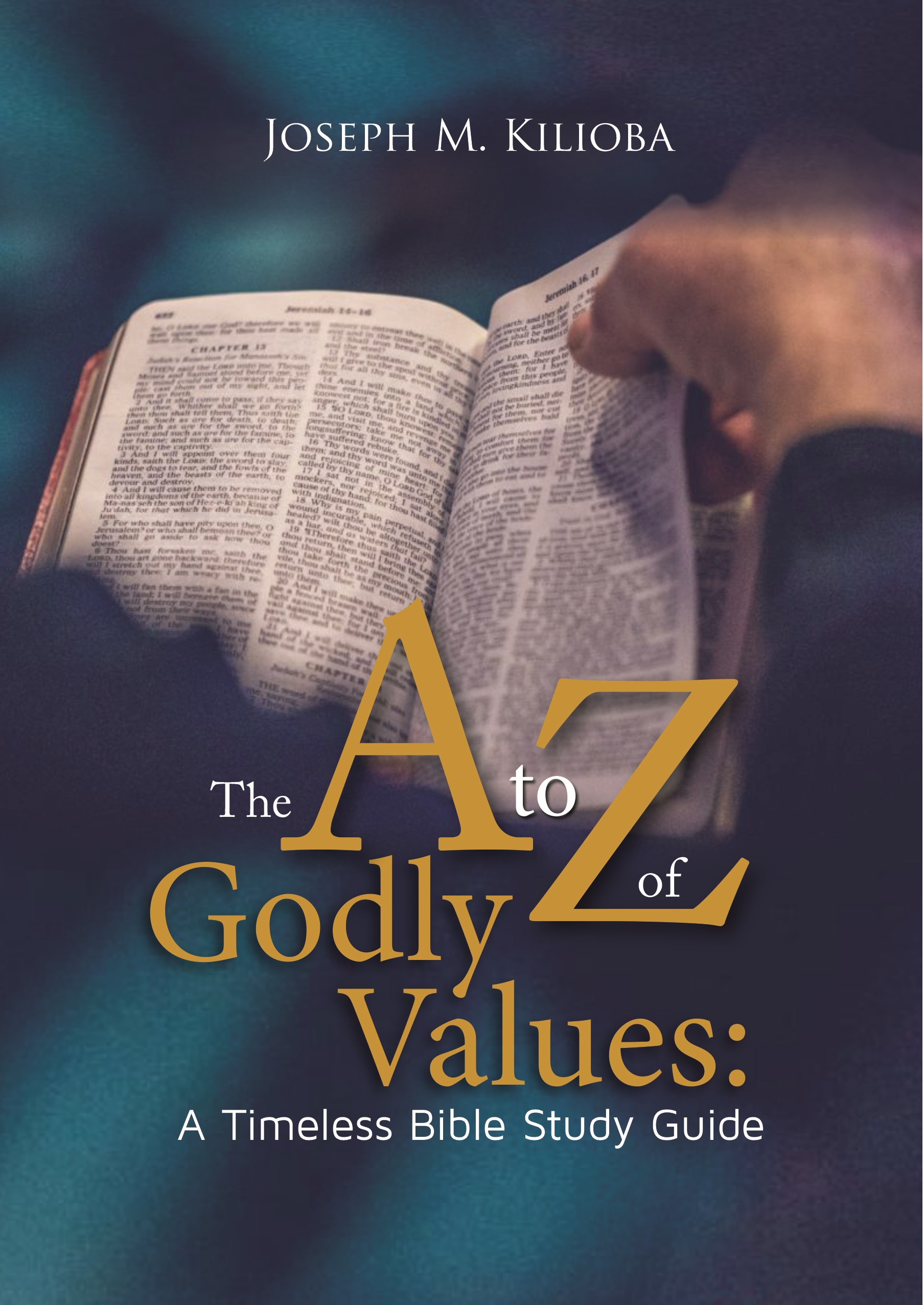 A Z of Godly Values Book FRONT COVER